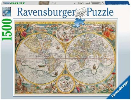 1500p Puzzle Tarihi Harita, Yapboz