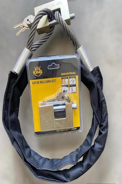 2 metre 10 mm Kesilmez Çelik Halat Motosiklet Bağlama Halat Motosiklet zincir kılıflı