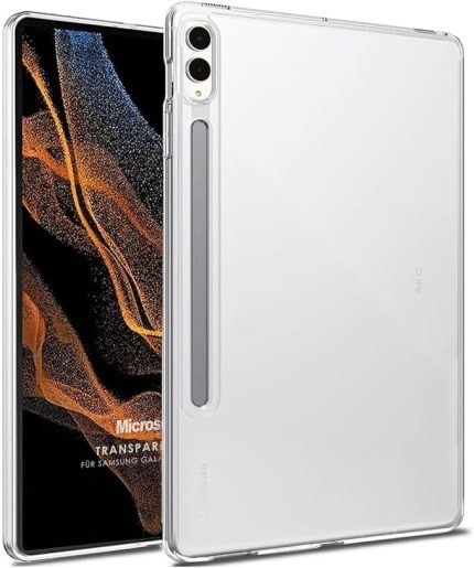 Samsung Galaxy Tab S10 Plus X820 Kılıf Transparent Soft Şeffaf [Galaxy Tab S10 Plus X820 ile Uyumlu Kılıf - Şeffaf]