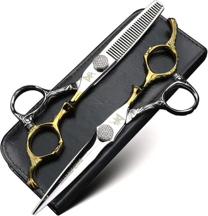 6 inç yüksek Sertlik Keskin Saç Makası, Kuaför Kesme ve İnceltme Makası JP440C