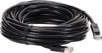 CAT6 Ethernet Kablosu, Siyah, 10 Metre