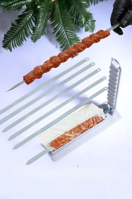 Adet Şiş ve Kebapmatik Adana Urfa Kebap Kalıbı Aparatı Pratik Hızlı Kebap Makinesi Kutusu