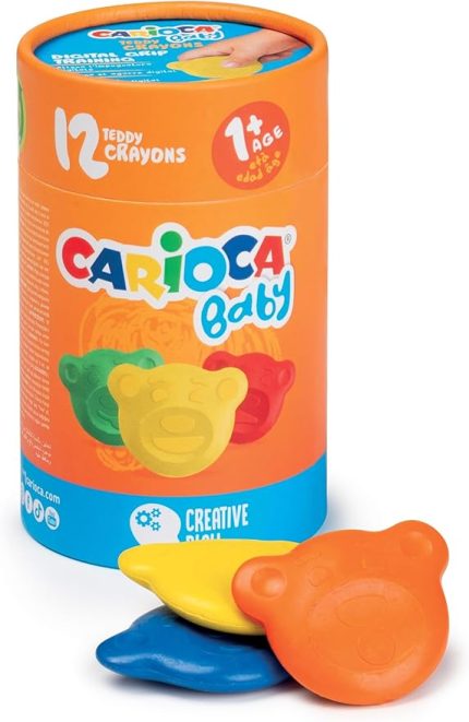 Teddy Bebek Crayons 12'Li 1+Yaş