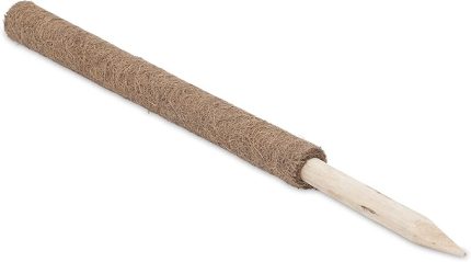 05660 Hindistan Cevizi Bitki Çubuğu, Tırmanma Çubuğu, Çiçek Çubuğu, Hindistan Cevizi Çubuğu, Dekorasyon İçin, Doğal Hindistan Cevizi Lifinden, Uzatılabilir, 60 Cm