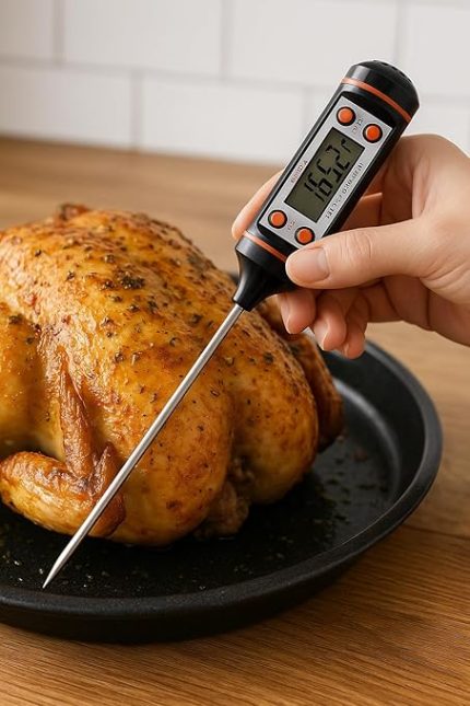 Store Dijital Et ve Gıda Termometresi, Anında Okuma Özellikli, Paslanmaz Çelik Prob, LCD Ekranlı Mutfak Termometresi