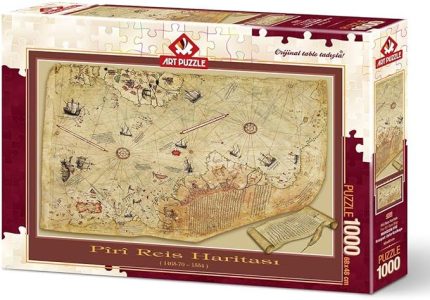 Puzzle Piri Reis Haritası 1000 Parça Puzzle