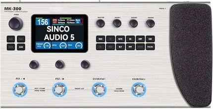 çok Efektli Pedal, M Vave Gitarlar Efekt Işlemcisi 120 Amp Modeli Davul Makinesi döngü MIDI arayüzü Re Amp Bas aksesuarları çok Efekt