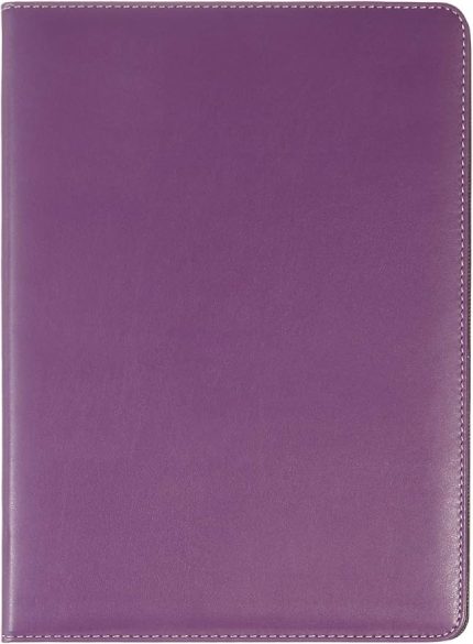 501-5 Sekreterlik/Sekreter Tablası/Sekreter Notluğu A4 Suni Deri Notluk Dosyası, Lila, A4