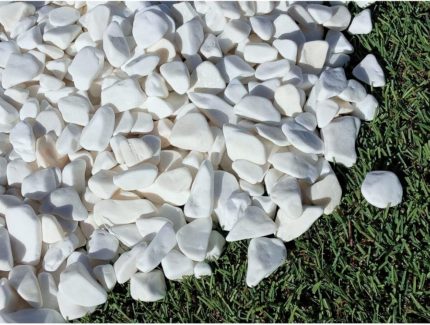 Taş 4 Kg 1-2 Cm Beyaz Dolomit Bahçe Taşı Çakıl Taşı Saksı Taşı Akvaryum Teraryum Taşı