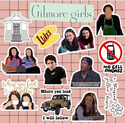 Major Selection Gilmore Girls Sticker Seti | Laptop Notebook Telefon Etiket