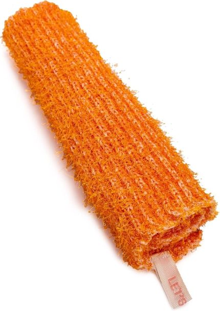 Süper Esnek Turuncu Banyo Lifi Tüm Cilt Tiplerine Uygun Duş Lifi Unisex 20x30 Cm