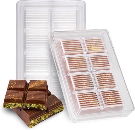 Çikolatası için Kalıp, Sert Çikolata Kalıbı, Polikarbon Çikolata Kalıbı, Kırılmaz ve Esnemez 1:1 Gerçeklikte Dubai Çikolatası Elde Edin