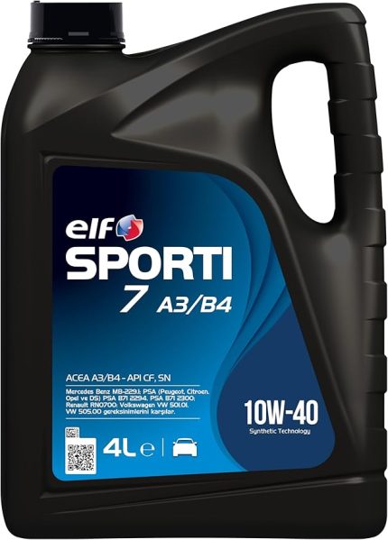 Sporti 7 A3/B4 10W40 Motor Yağı 4 Litre