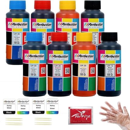 HP Uyumlu GT5820/GT5810/5820/HP 315/HP 415/515/615 Serisi Muadil Mürekkep Seti 8x100 ml.