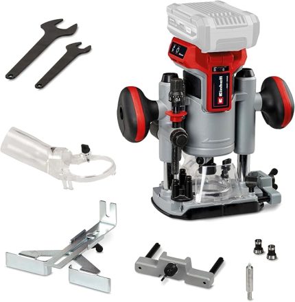 Professional Akülü Dik Freze TP-RO 18 Li BL-Solo Power X-Change (18 V, Li-Ion, 35 mm Hareket Mesafesi, Kömürsüz Motor, Paralel Kılavuz Dahil, Akü ve Şarj Cihazı Dahil Değildir) - 4350411