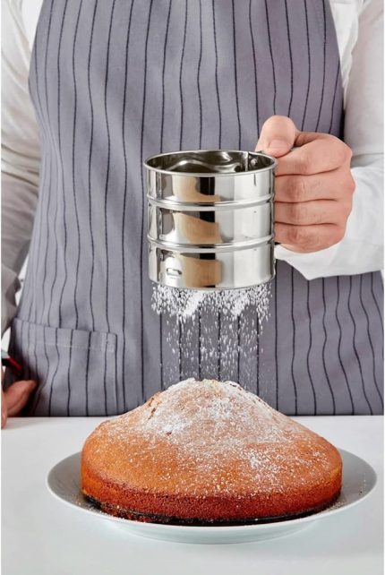 Paslanmaz Çelik Tetikli Un Eleme Aparatı, Un Eleği, Un Eleyici | Yenilikçi Paslanmaz Çelik Tetikli Un Eleme Aparatı - Mükemmel Un Eleği ve Eleyici Ürün!