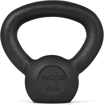 Kettlebel/küre dambıl, dökme demirden 2-22 kg - siyah girya