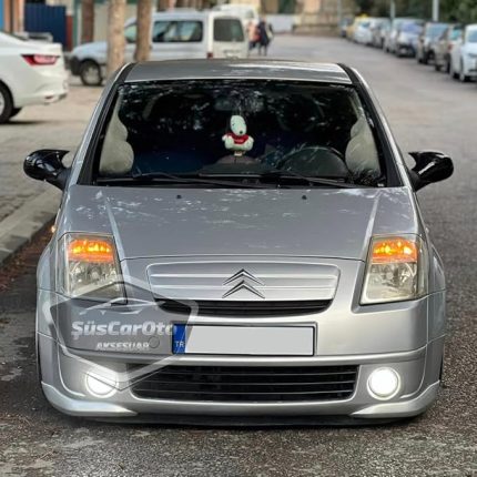 Aksesuar Citroen Uyumlu C2 2004-2008 İçin Batman Yarasa Ayna Kapağı Piano Black ABS Plastik