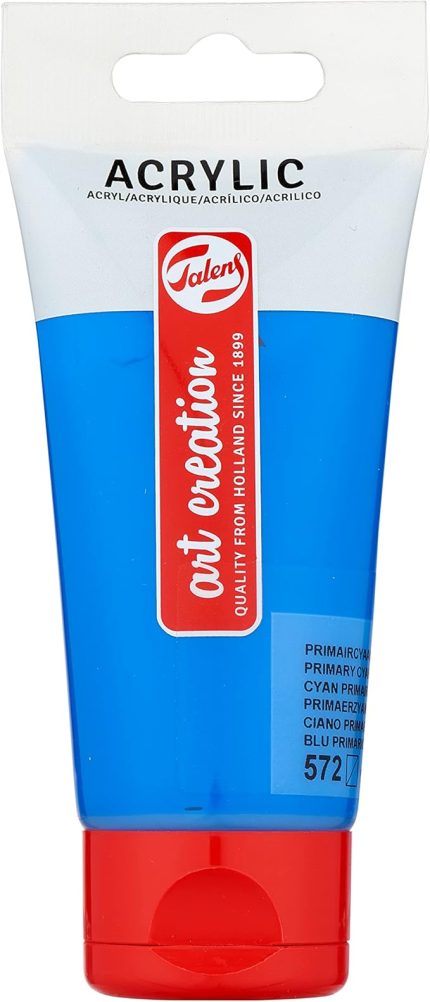 3511572M Talens Art Creation Akri̇li̇k Boya 75 Ml Tüp - Primary Cyan