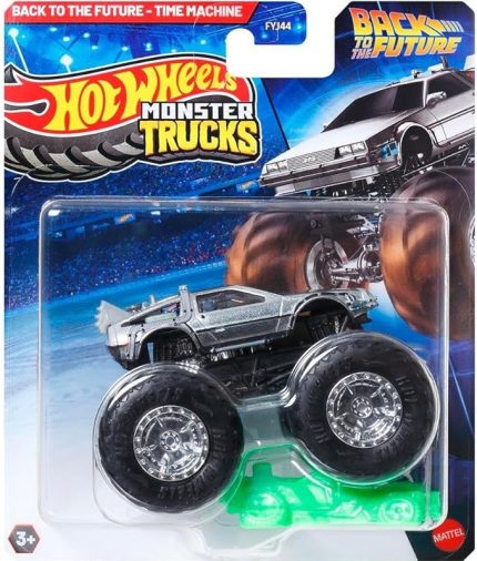 Wheels FYJ44 Monster Trucks 1:64 Araba BACK TO THE FUTURE JDP80