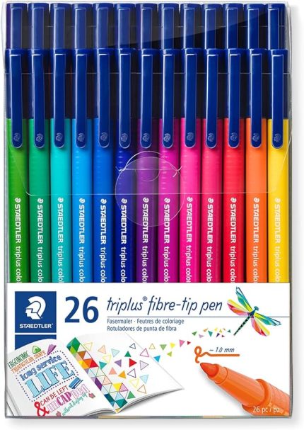 323 Tb26 Triplus Color Üçgen Keçeli Kalem 1.0 mm 26'lı