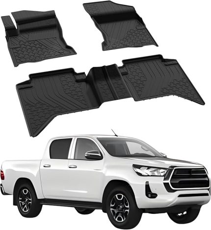 Toyota Hilux ile Uyumlu (2015+) Araca Özel 4.5D Havuzlu Lux Oto Paspas