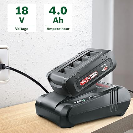 Home and Garden Akü PBA 18 V 4,0 Ah - PowerPlus (1 akü 18 V 4,0 Ah, 18 V sistem, bir kutuda teslimat) - Görsel 4