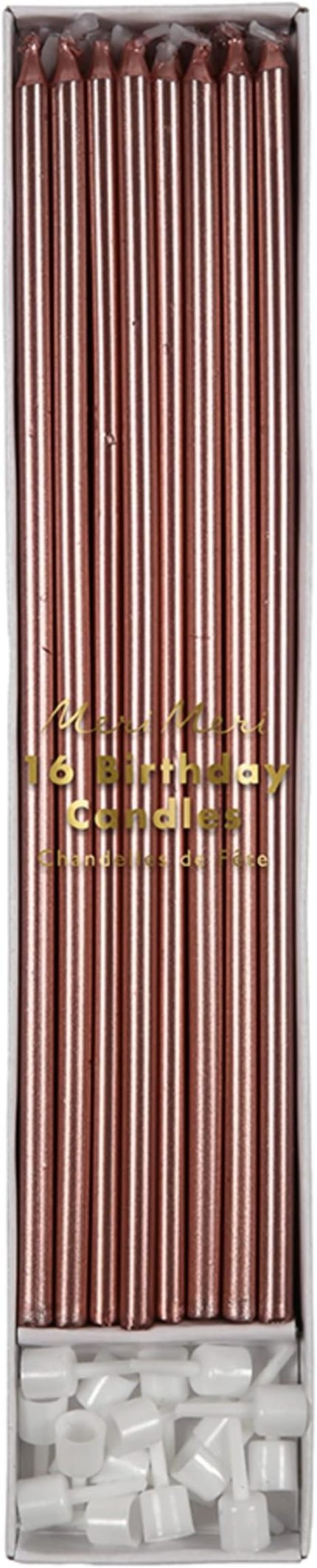 Meri Uzun Pembe Altın Mum