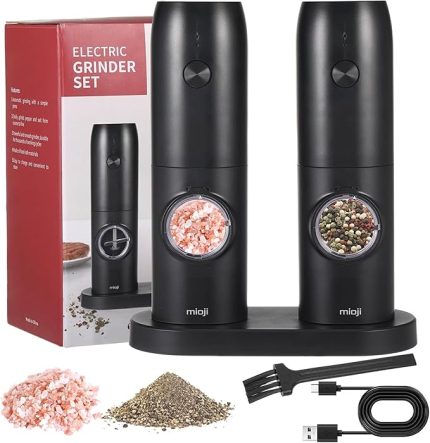 Mio SG2 600mAh Şarj Üniteli Işıklı Tuz Karabiber Değirmeni