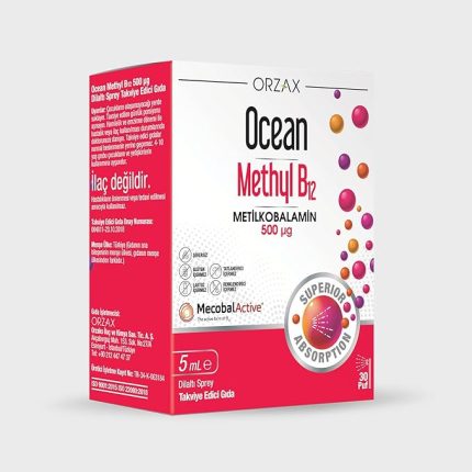 Methyl B12 Dilaltı Sprey 500mcg 5 ml