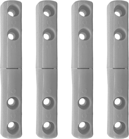 Sineklik ve Kombi Dolabı Kapakları için Plastik Menteşe 4lü Beyaz