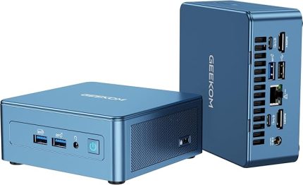 Mini IT13 - Intel 13.nesil İ9 13900HK, 32GB DDR4, 1TB M.2 SSD, Wi-Fi 6E, 1x Ethernet, 2x HDMI, Win11 PRO Mini PC