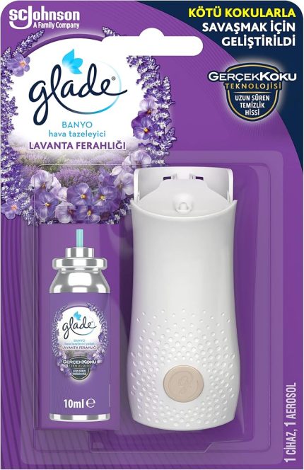 Banyo Lavanta Ferahlığı Hava Tazeleyici 10 mL & Otomatik Sprey Cihazı