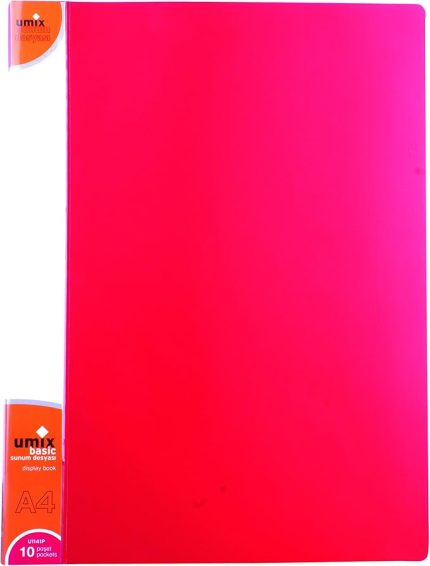 BASIC SUNUM DOSYASI 10'LU KIRMIZI