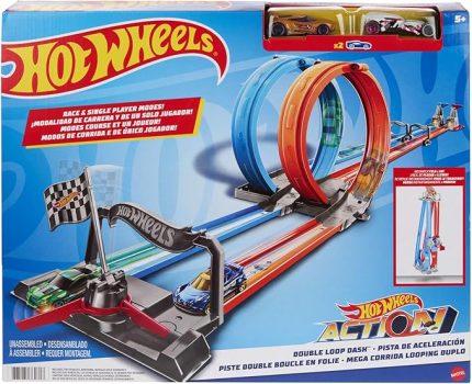 Wheels Çift Çemberde Depar Pist Seti, 5 yaş ve üzeri, GFH85