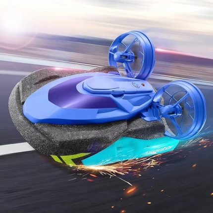 Uzaktan Kumandalı Şarjlı Suda ve Karada Giden Bot Tekne Araba Alligator (Mavi)