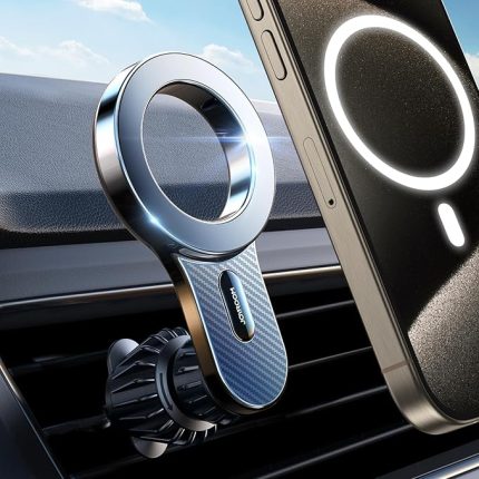 Room 2023 Telefon Tutucu Araba, [Asla Engellemeden Zevk] Manyetik Telefon Araba Montajı, [Askeri 20xn55 Mıknatıs] İPhone için Hava Havalandırma Araba Telefon Tutucuları 15/14/13/12