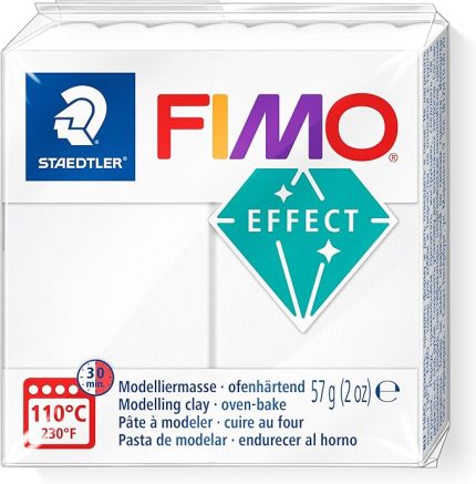 Fimo 8010-014 Fimo Effect Modelleme Kili 57 gr Saydam Beyaz
