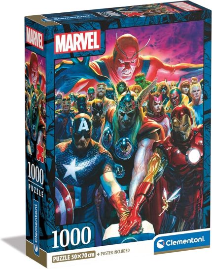 1000 Parça Puzzle Avengers (Compact Box)