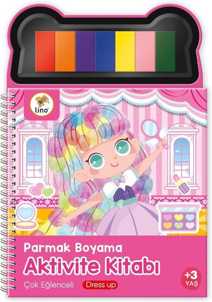 Parmak Boyama Aktivite Kitabı Dress Up