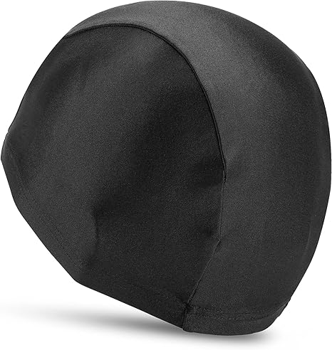 Home Yüzücü Bonesi, Likralı Esnek Kumaş, Havuz ve Deniz için Ideal, Siyah Bez Bone - Görsel 3