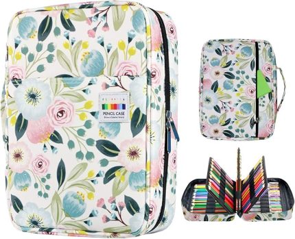 220 Adet Prizmacolor Kalem Kutusu Kalem Kutusu Crayola Renkli Kalem & Jel Kalem (Çiçeği) için Kalem Kutusu