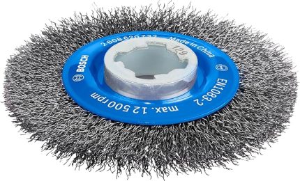 Professional Accessories cam fırçası, dalgalı tel Clean (metal için, X-LOCK, Ø 115 mm, tel kalınlığı 0,3 mm)