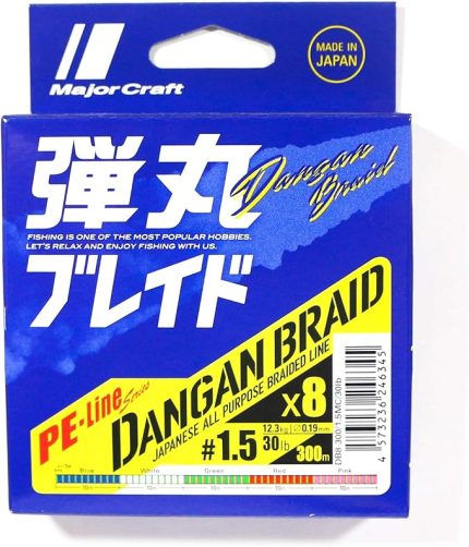 Craft MC Dangan Braid İp DB8 PE 1.5/0.19mm/30Lb/12.3kg/300 metre Multi