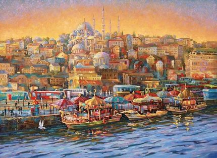 Puzzle 1000 Parça İstanbul Eminönü Balıkçıları - Nikolay Sivenkov
