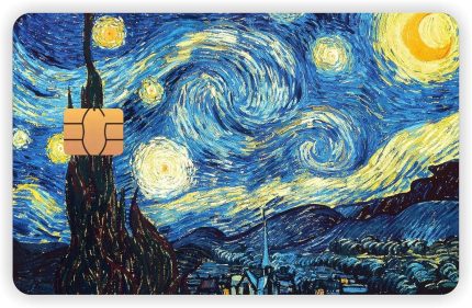 Gogh Kart Kaplama Sticker Kart Etiketi