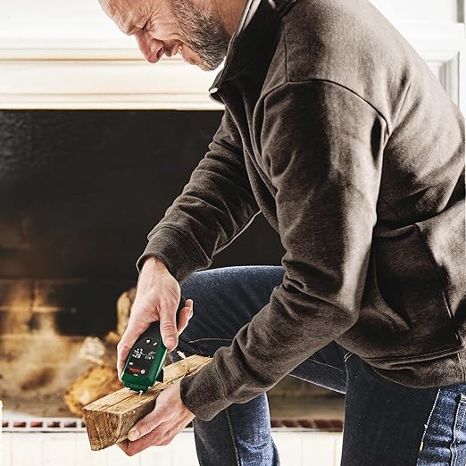 Home & Garden UniversalHumid Ahşap Nem Ölçer (Tüm Ahşap Grupları için Geniş Ölçüm Aralığı, Ahşap Tipi Ön Seçimi, Geri Dönüştürülmüş Karton Kutu) - Görsel 4