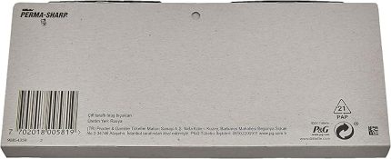 & Gamble Perma-Sharp Stainless Yaprak Tam Jilet Tıraş Bıçağı 100'Lü (20 X 5) 7702018005819