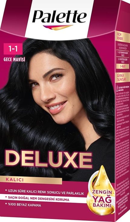 Deluxe 1-1 Gece Mavisi Saç Boyası