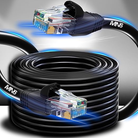 M106 internet kablosu 30 metre/Cat6 İki Kat Korumalı-UTP 0,50mm/30 Metre internet bağlantı kablosu/iç Dış Mekan/ISO 9001 Ve 2012 Certified High Pro Cable (30 Metre) (Ölçü, Metre, 30)